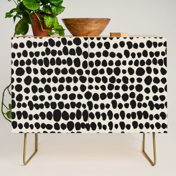 Irregular Polka Dot Pattern #1 Credenza Gallery Image 1