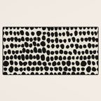 Irregular Polka Dot Pattern #1 Desk Mat Gallery Image 3