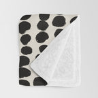 Irregular Polka Dot Pattern #1 Throw Blanket Gallery Image 3