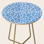 ultra bold leopard blue pastel Side Table Gallery Image 2