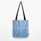 ultra bold leopard blue pastel Tote Bag Gallery Image 2
