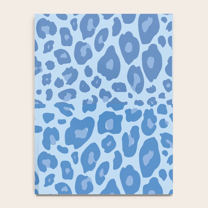 ultra bold leopard blue pastel Notebook Gallery Image 4