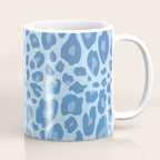 ultra bold leopard blue pastel Coffee Mug Gallery Image 1