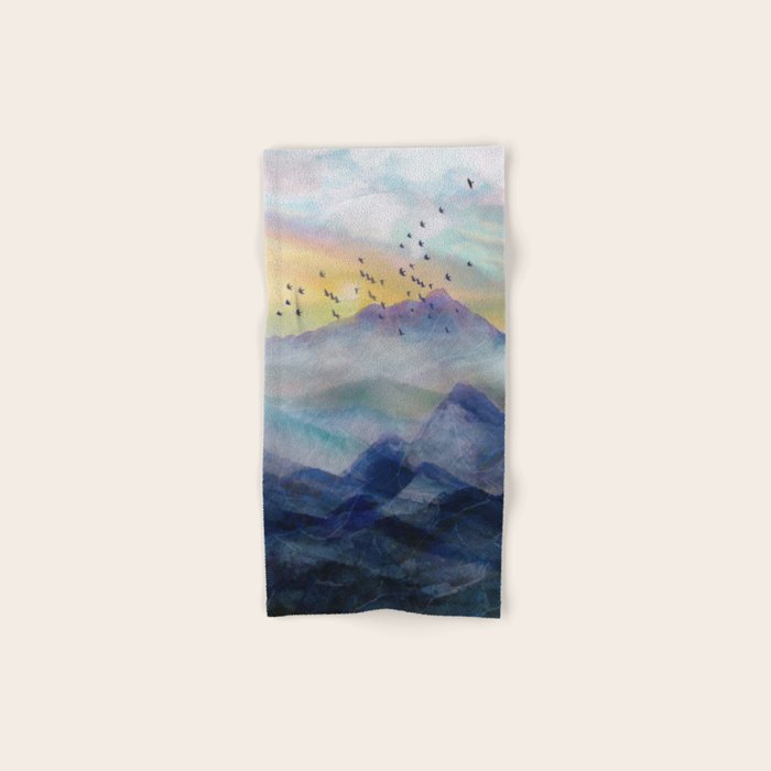 Mountain Sunrise Bath Towel Gallery Image 1