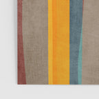 Yellow Orange Blue Beige Brown Modern MCM Art Poster Gallery Image 3