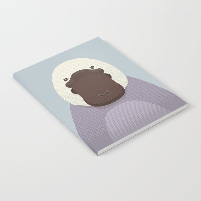 Whimsy Platypus, Animal Portrait Notebook Gallery Image 2