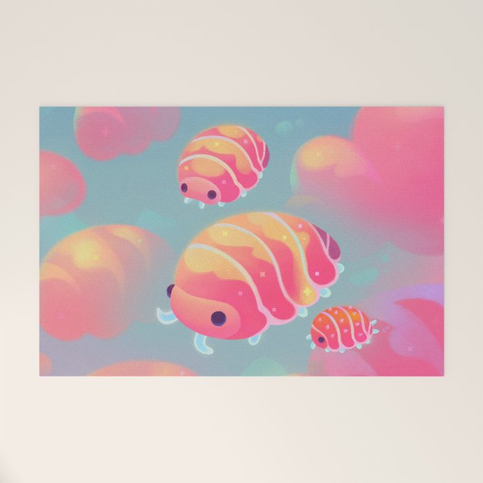 Cloud isopod - sunset Welcome Mat Gallery Image 1