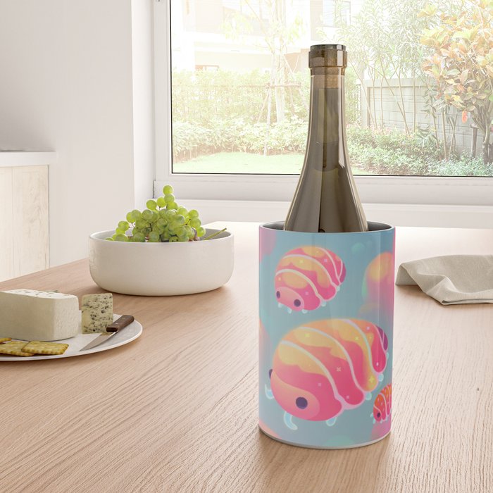 Cloud isopod - sunset Wine Chiller Gallery Image 4