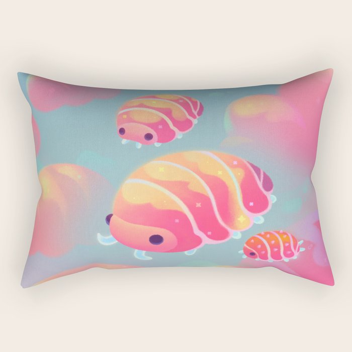Cloud isopod - sunset Rectangular Pillow Gallery Image 1