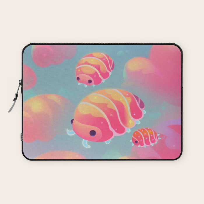 Cloud isopod - sunset Laptop Sleeve Gallery Image 1