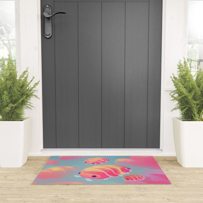 Cloud isopod - sunset Welcome Mat Gallery Image 3