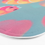 Cloud isopod - sunset Bath Mat Gallery Image 3