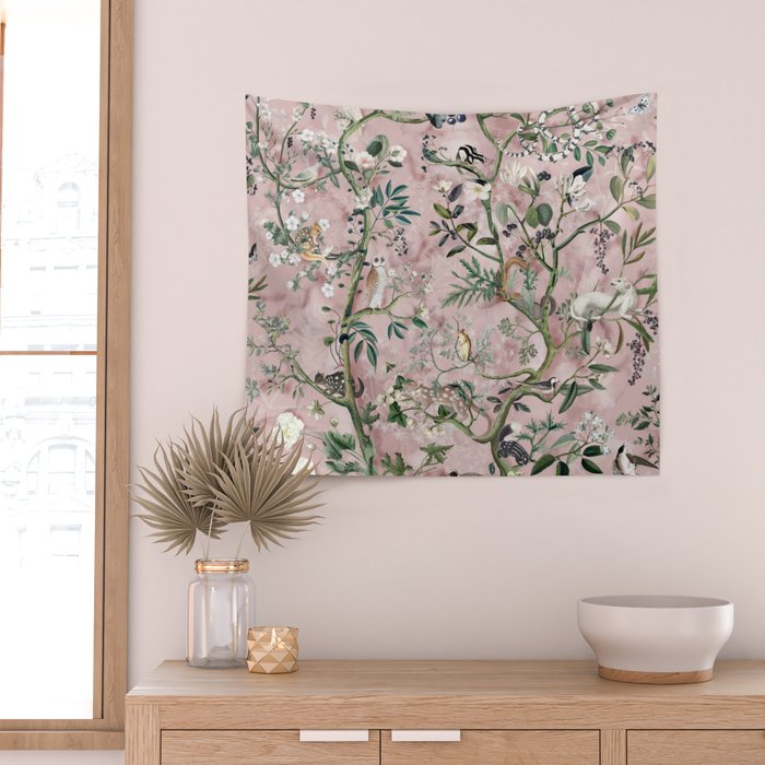 Wild Future pink Wall Tapestry Gallery Image 2