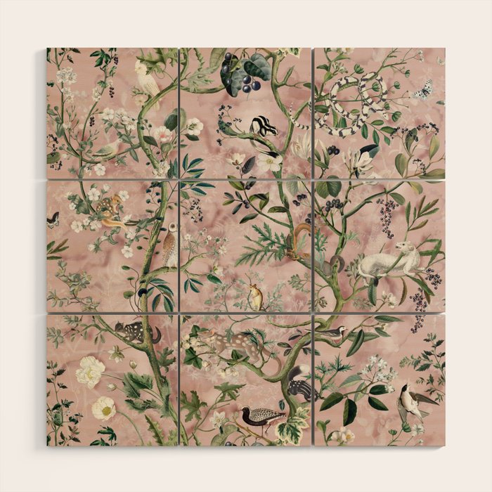 Wild Future pink Wood Wall Art Gallery Image 1