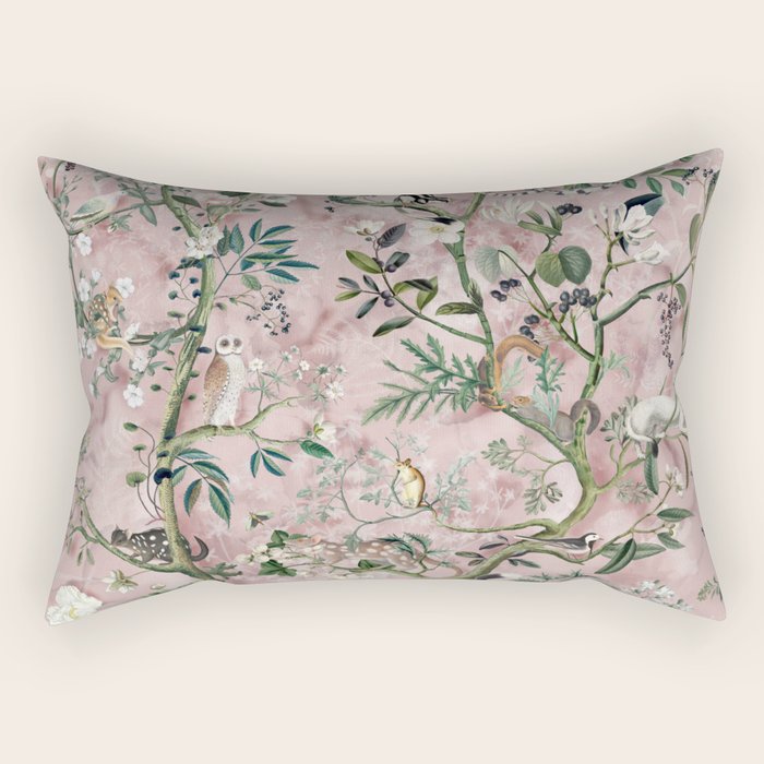Wild Future pink Rectangular Pillow Gallery Image 1