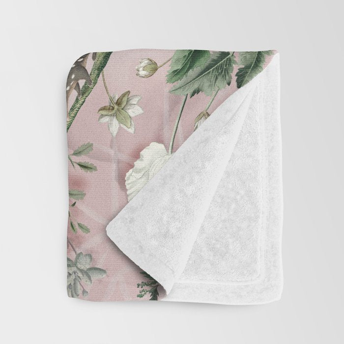 Wild Future pink Throw Blanket Gallery Image 3