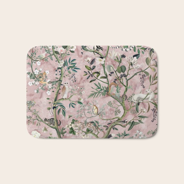 Wild Future pink Bath Mat Gallery Image 1