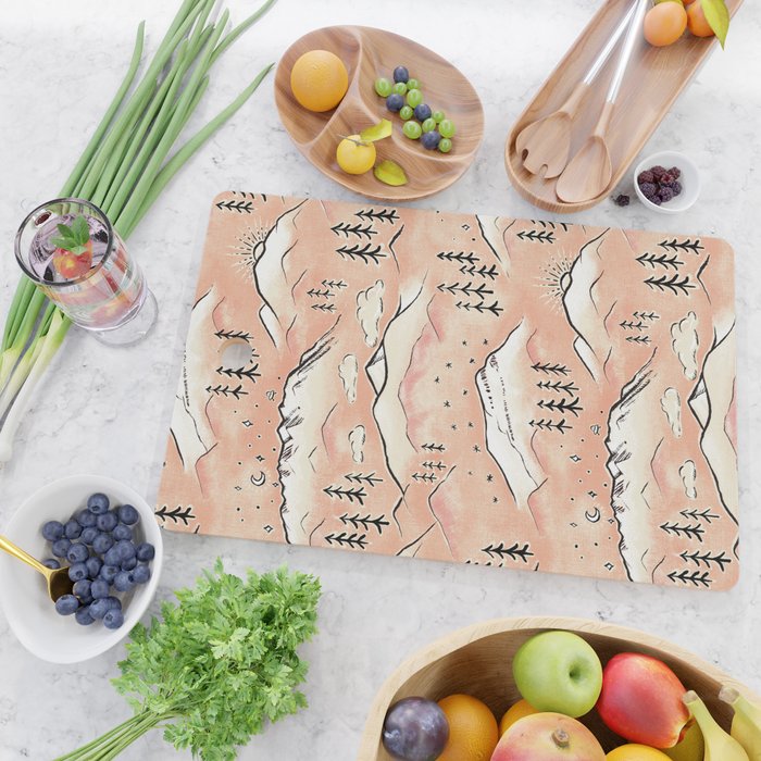 Monte Vista - peach Cutting Board Gallery Image 2