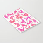 Cat Positions - Pink OmbrÃ© Palette Notebook Gallery Image 2