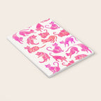 Cat Positions - Pink OmbrÃ© Palette Notebook Gallery Image 3