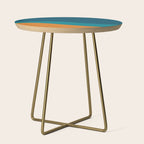 Moderna Bold Wave - Minimalism in Blue, Teal, and Orange Side Table Gallery Image 1