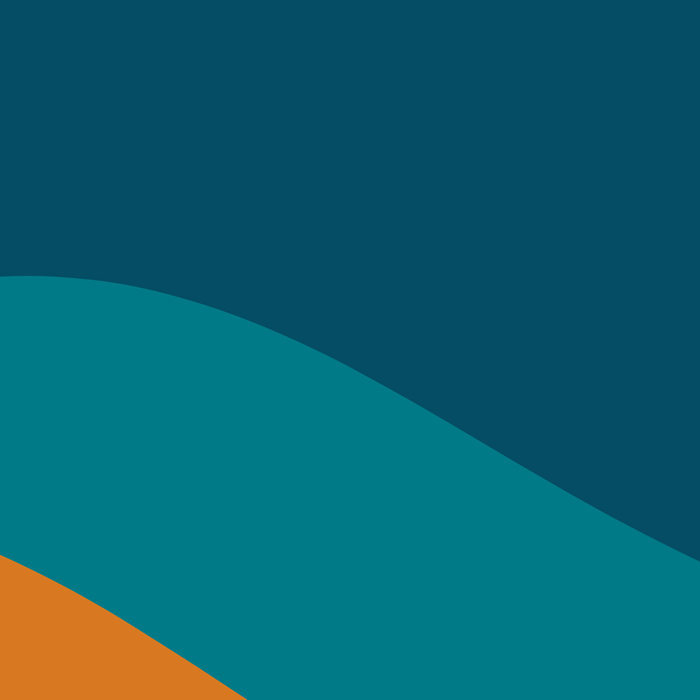 Moderna Bold Wave - Minimalism in Blue, Teal, and Orange Coffee Mug Gallery Image 2