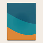 Moderna Bold Wave - Minimalism in Blue, Teal, and Orange Notebook Gallery Image 4