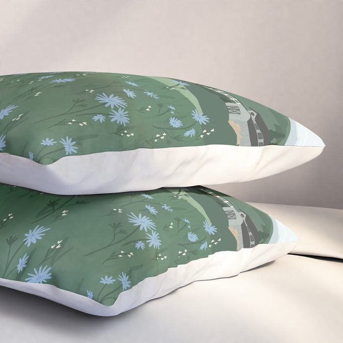 Countryside with Sheep Pillow Sham Gallery Image 3