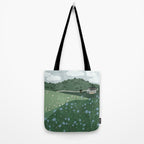 Countryside with Sheep Tote Bag Gallery Image 2