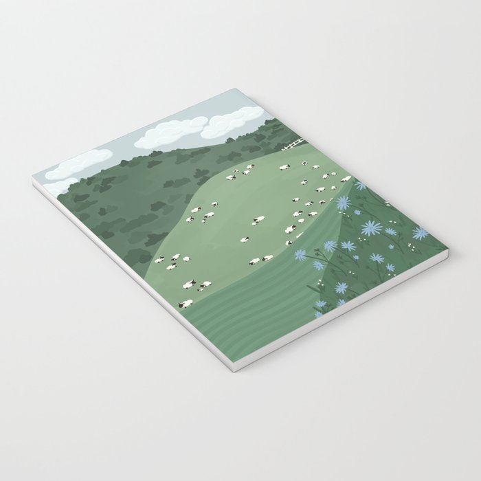 Countryside with Sheep Notebook Gallery Image 3