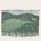 Countryside with Sheep Wall Hanging Gallery Image 1