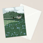 Countryside with Sheep Stationery Card Gallery Image 2