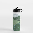 Countryside with Sheep Water Bottle Gallery Image 1
