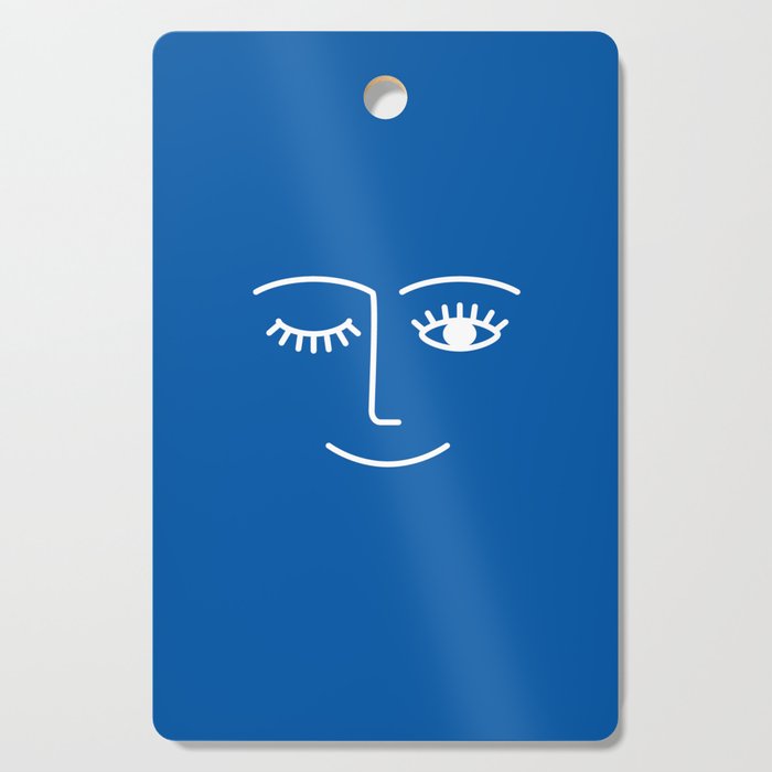 Wink (Sapphire Blue) Cutting Board Gallery Image 1