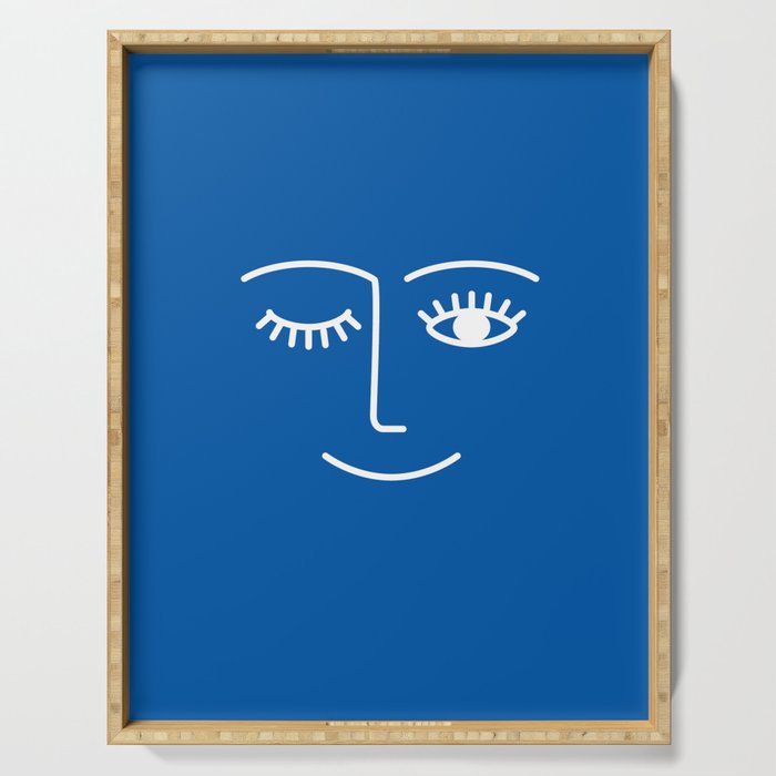Wink (Sapphire Blue) Serving Tray Gallery Image 1