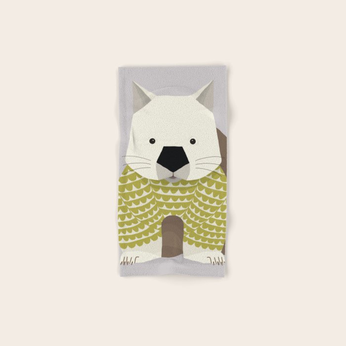Whimsical Wombat Bath Towel Gallery Image 1