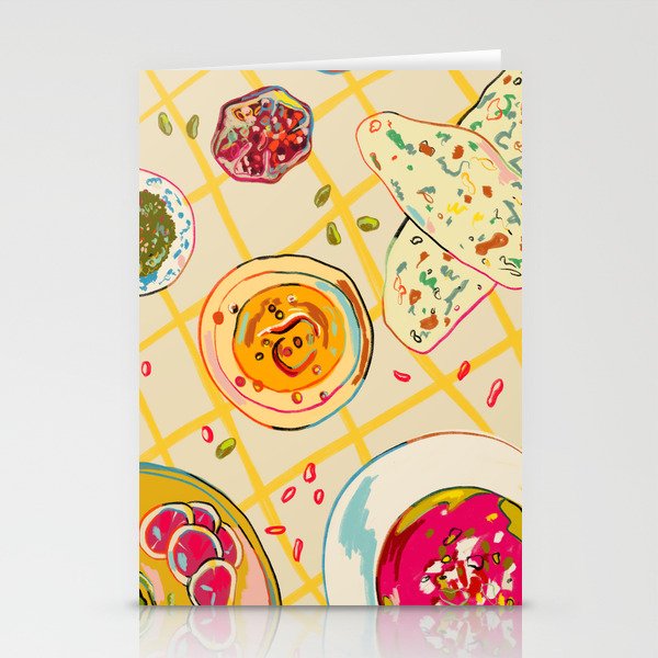 LEBANESE DINNER STILL LIFE Stationery Card Gallery Image 2