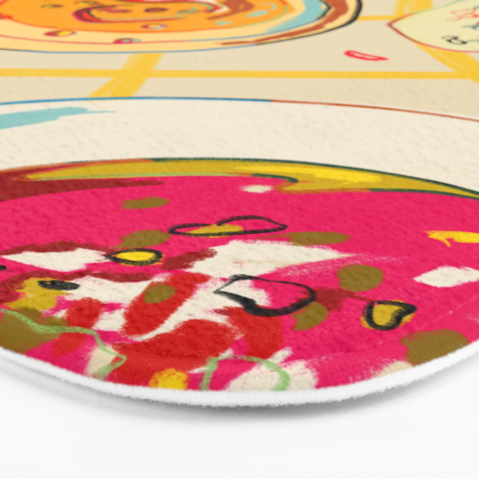 LEBANESE DINNER STILL LIFE Bath Mat Gallery Image 3