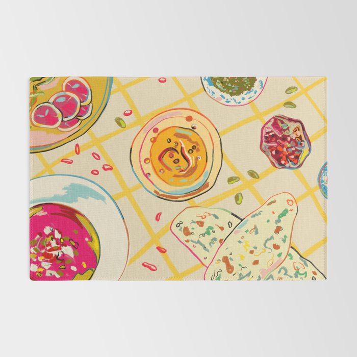 LEBANESE DINNER STILL LIFE Rug Gallery Image 2