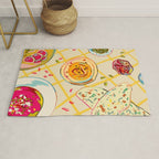 LEBANESE DINNER STILL LIFE Rug Gallery Image 1