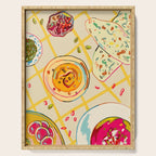 LEBANESE DINNER STILL LIFE Serving Tray Gallery Image 1