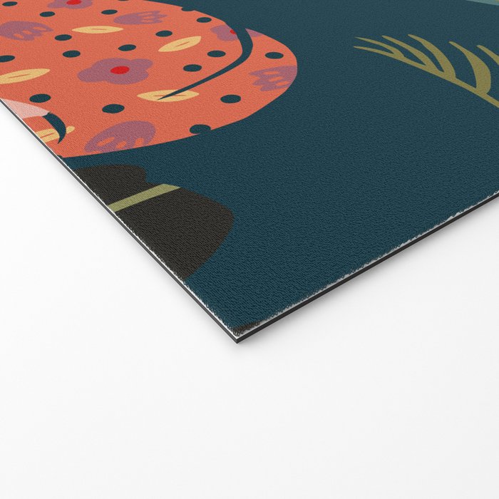 Inhale green  - jungle night at home Welcome Mat Gallery Image 2