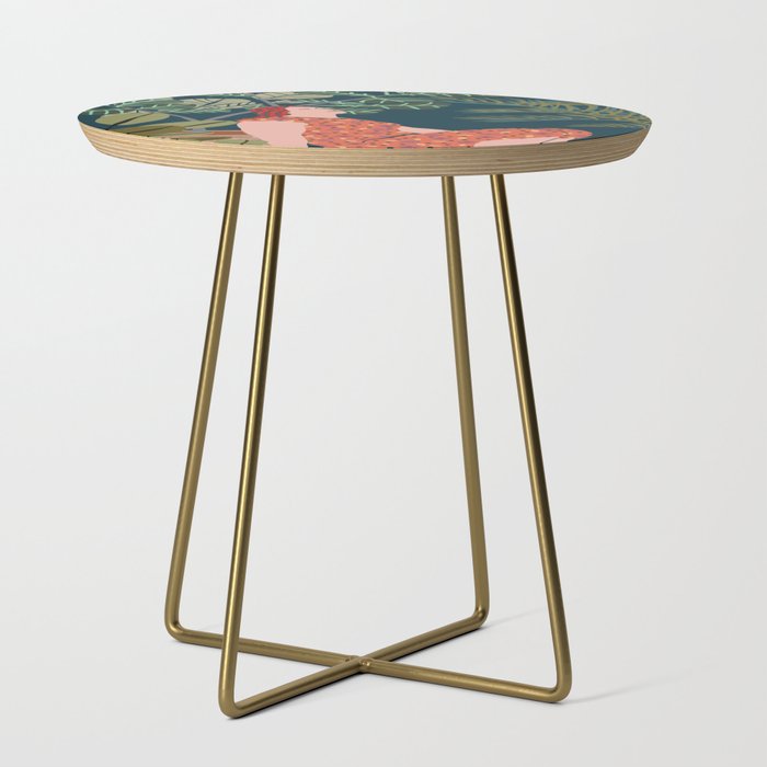 Inhale green  - jungle night at home Side Table Gallery Image 1