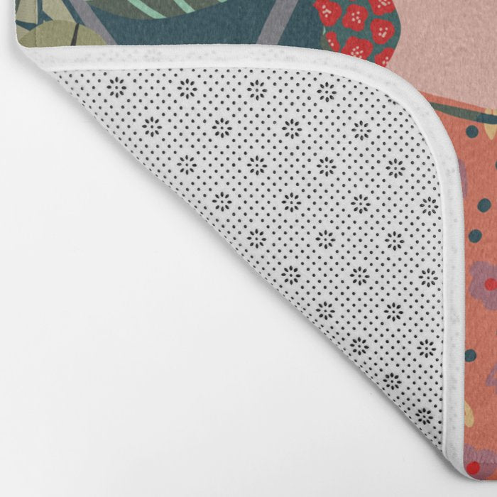 Inhale green  - jungle night at home Bath Mat Gallery Image 2