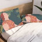 Inhale green  - jungle night at home Pillow Sham Gallery Image 2