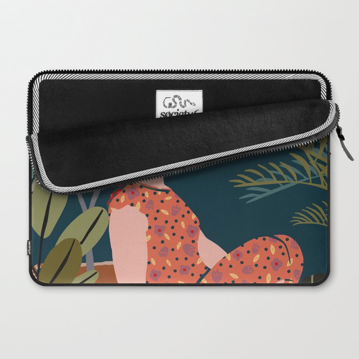 Inhale green  - jungle night at home Laptop Sleeve Gallery Image 2