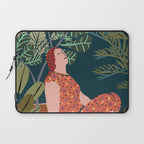 Inhale green  - jungle night at home Laptop Sleeve Gallery Image 1