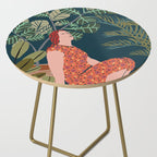 Inhale green  - jungle night at home Side Table Gallery Image 2