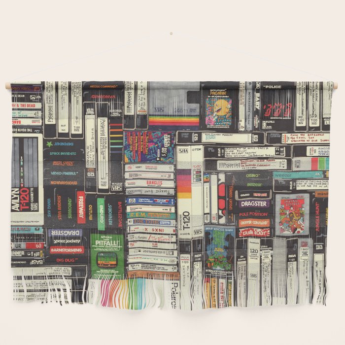 Cassettes, VHS and Video Games Wall Hanging Gallery Image 1