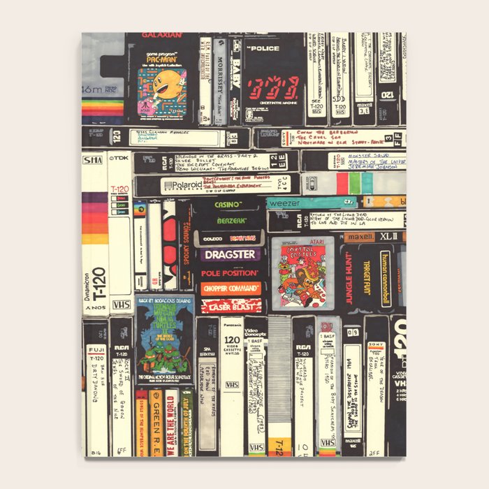 Cassettes, VHS and Video Games Notebook Gallery Image 4